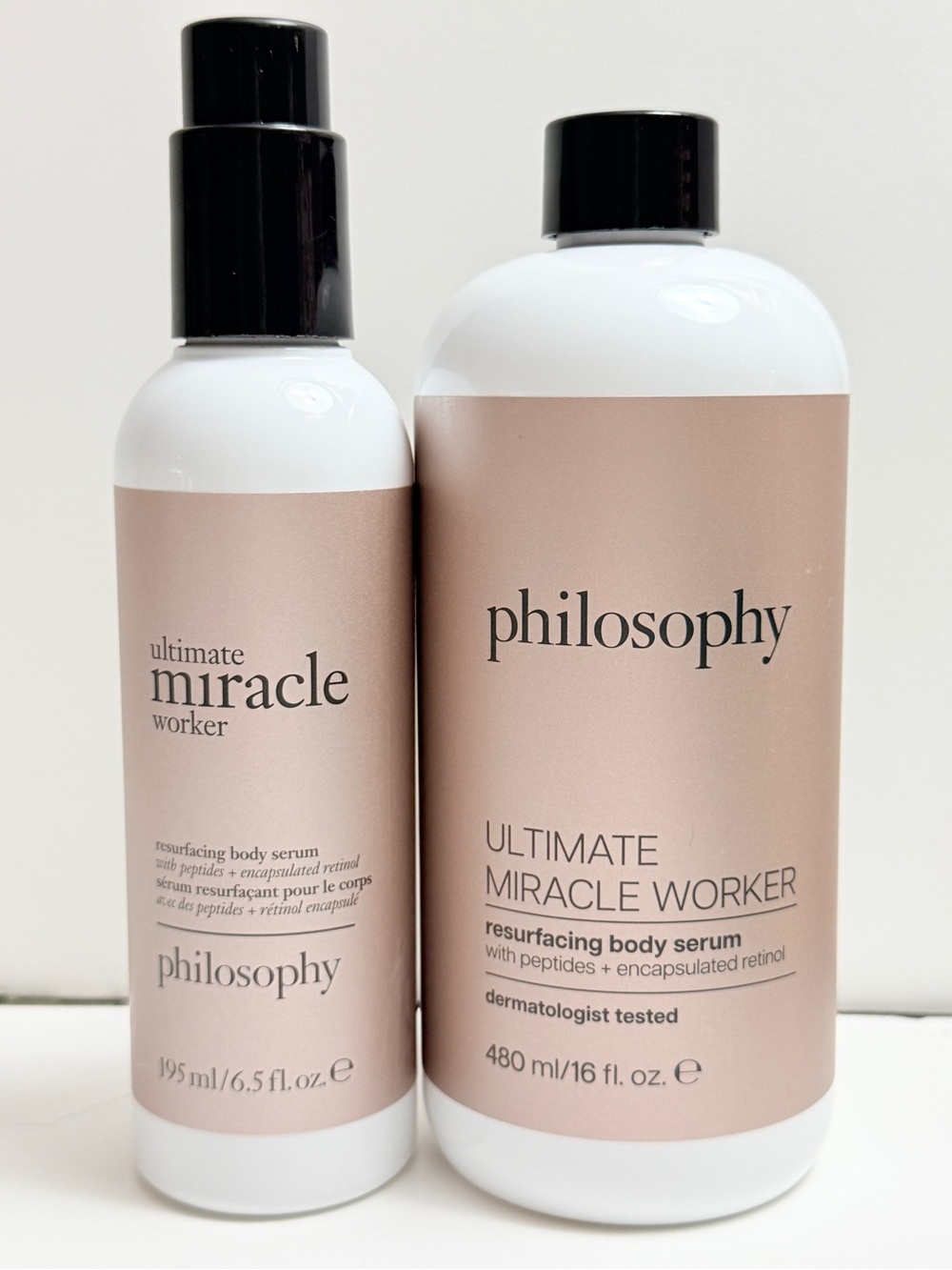 Philosophy Ultimate Miracle Worker Resurfacing Body Serum - 6.5oz w/pump + 16oz